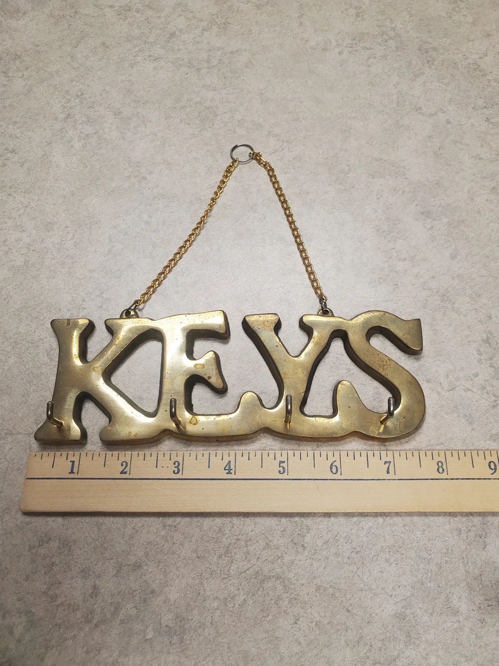 Vintage Mid-Century Solid Brass 